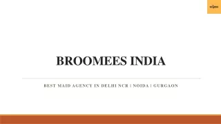 Maid for Babycare in Gurgaon - Broomees