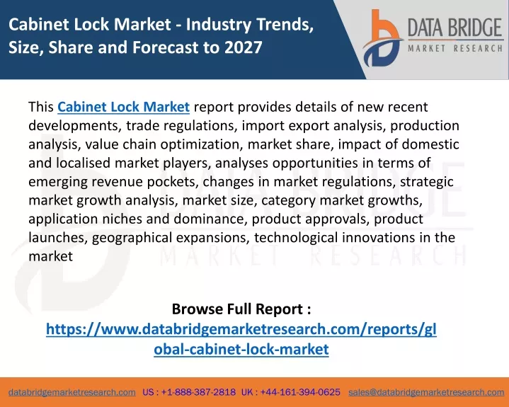 cabinet lock market industry trends size share