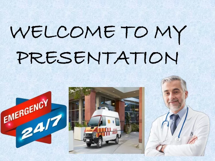 welcome to my presentation