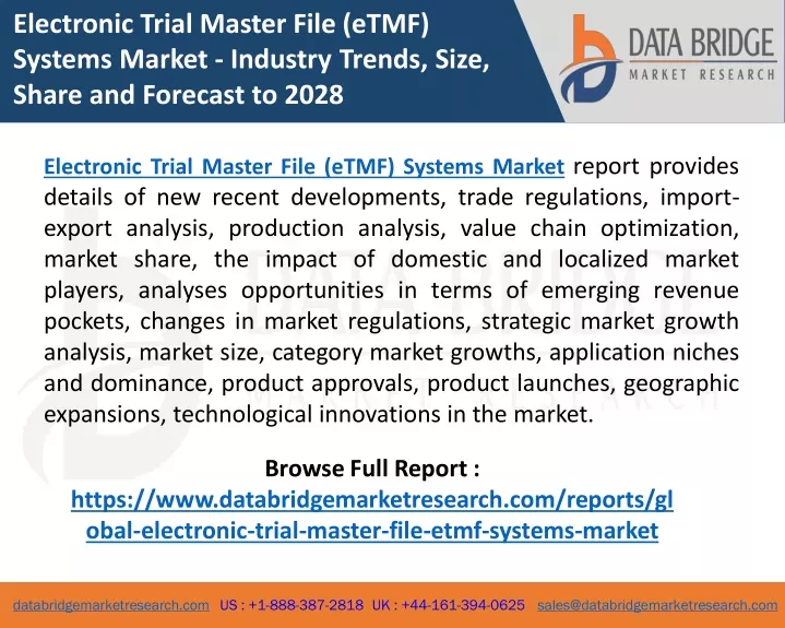 electronic trial master file etmf systems market