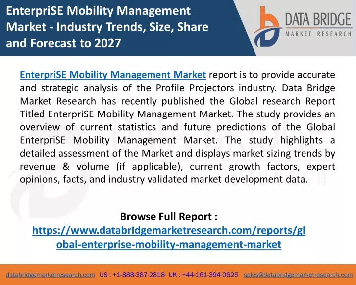 enterprise mobility management market industry