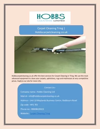 carpet cleaning tring hobbscarpetcleaning co uk
