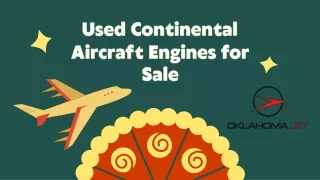 Used Continental Aircraft Engines for Sale
