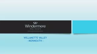Windermere Willamette Valley  - Contact Monmouth Real Estate Agency
