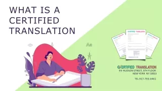 What Is A Certified Translation