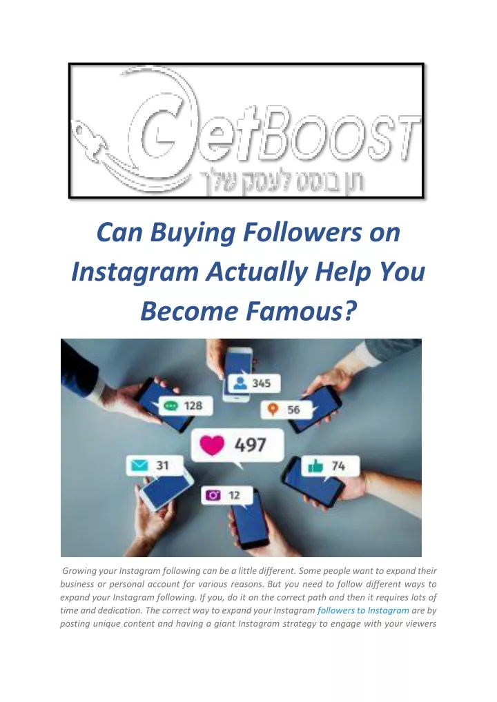 can buying followers on instagram actually help