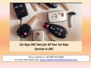 call us anytime at call 405 814 6608 for more
