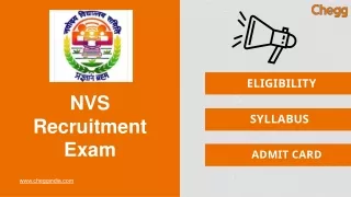 nvs recruitment exam