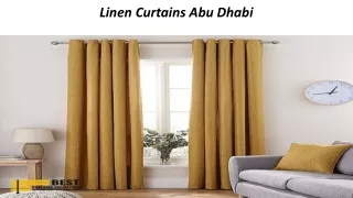 linen curtains abu dhabi