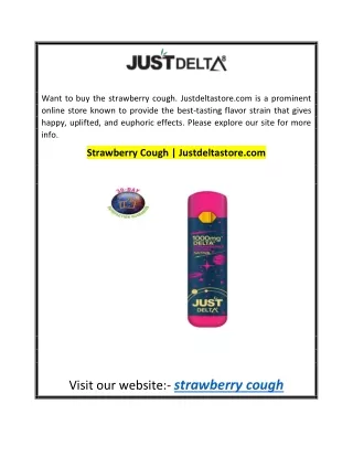 Strawberry Cough | Justdeltastore.com