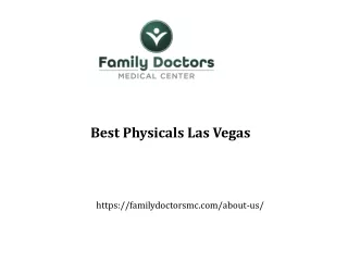 Best Physicals Las Vegas