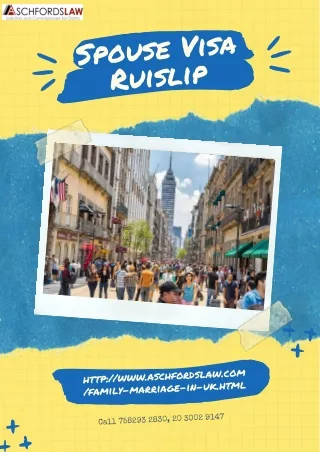 Spouse Visa Ruislip - Aschfords Law