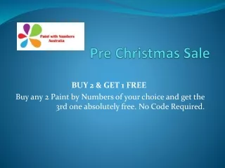pre christmas sale
