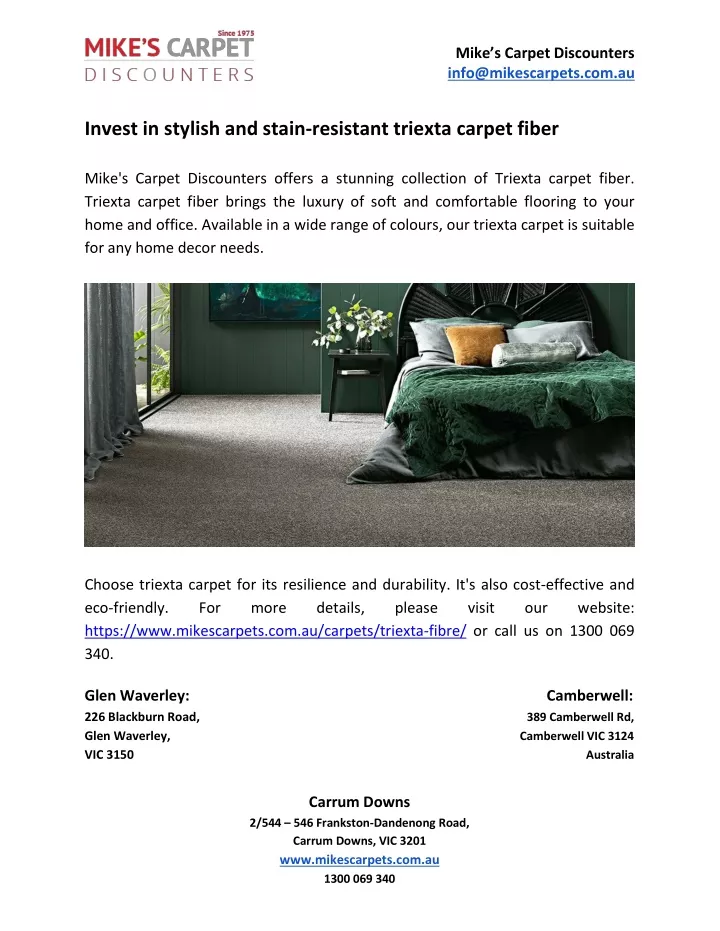 mike s carpet discounters info@mikescarpets com au