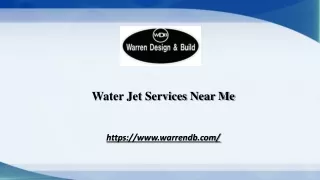 Water Jet Services Near Me
