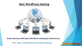 Best WordPress Hosting Plans at Affordable Price by Onlive Server