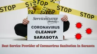 Get The Best Coronavirus Cleanup In Sarasota By Service Master