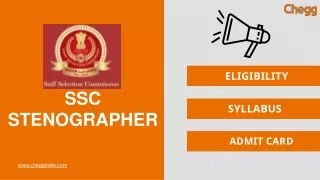 ssc stenographer