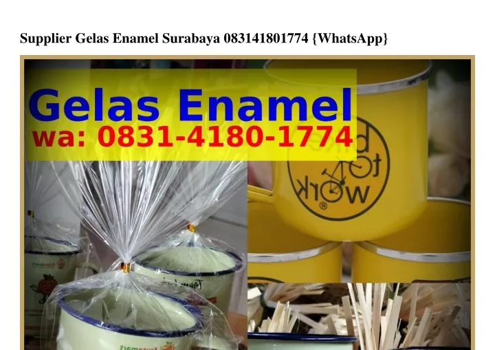 supplier gelas enamel surabaya 083141801774