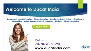 welcome to ducat india