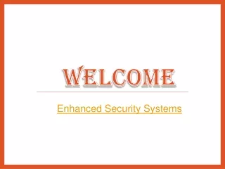welcome