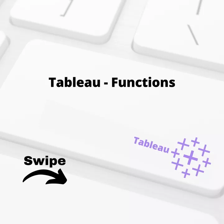 tableau functions