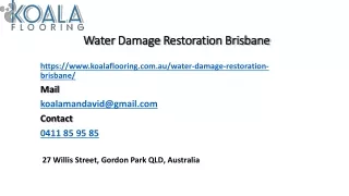 Protect Your Homes By The Professional Services Of Water Damage Restoration Bris