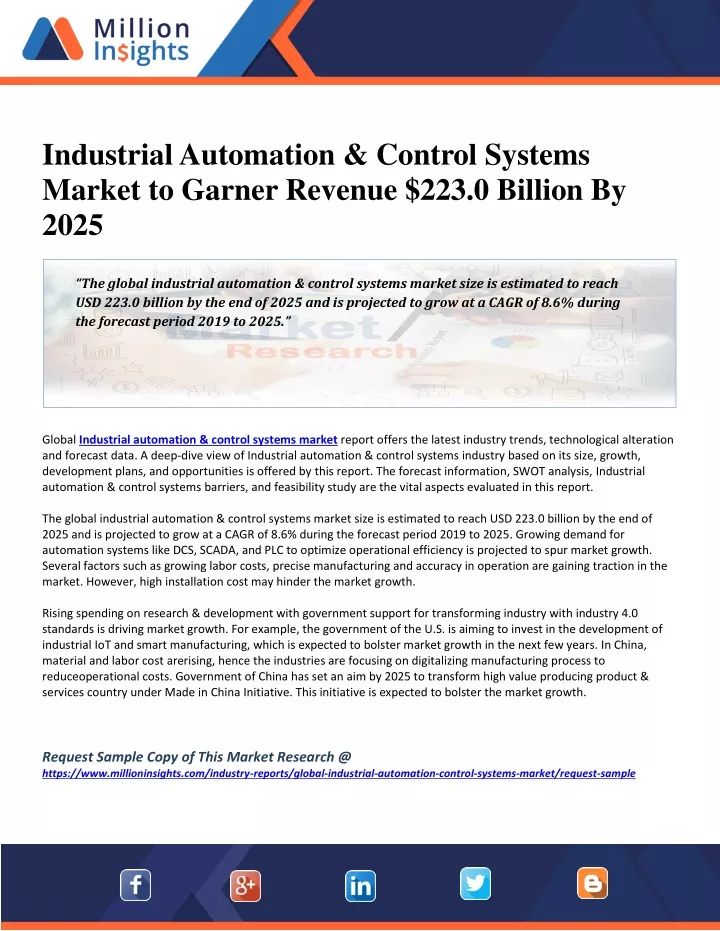 industrial automation control systems market