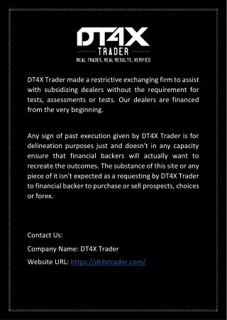 List of Prop Trading Firms | dt4xtrader.com