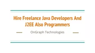 hire freelance java developers and j2ee also programmers