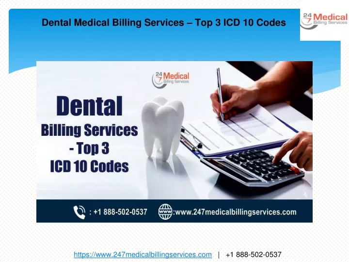 dental medical billing services top 3 icd 10 codes