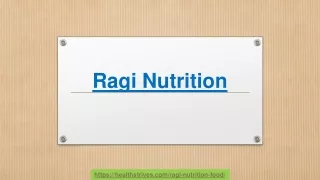 Get The Health Benefits From Ragi Nutrition Contains More Potassium And Calcium