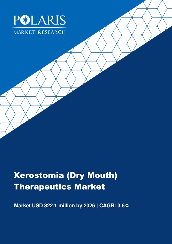 xerostomia dry mouth therapeutics market