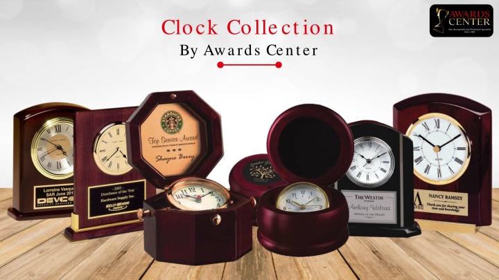 clock collection by awards center