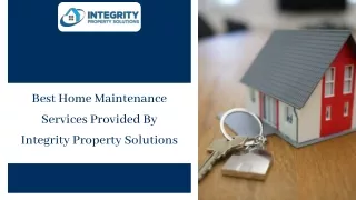 Best Property Maintenance Services in Perth