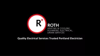 Portlans’s Trusted Electrical Experts