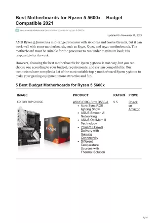 pccustombuilder.com-Best Motherboards for Ryzen 5 5600x  Budget Compatible 2021