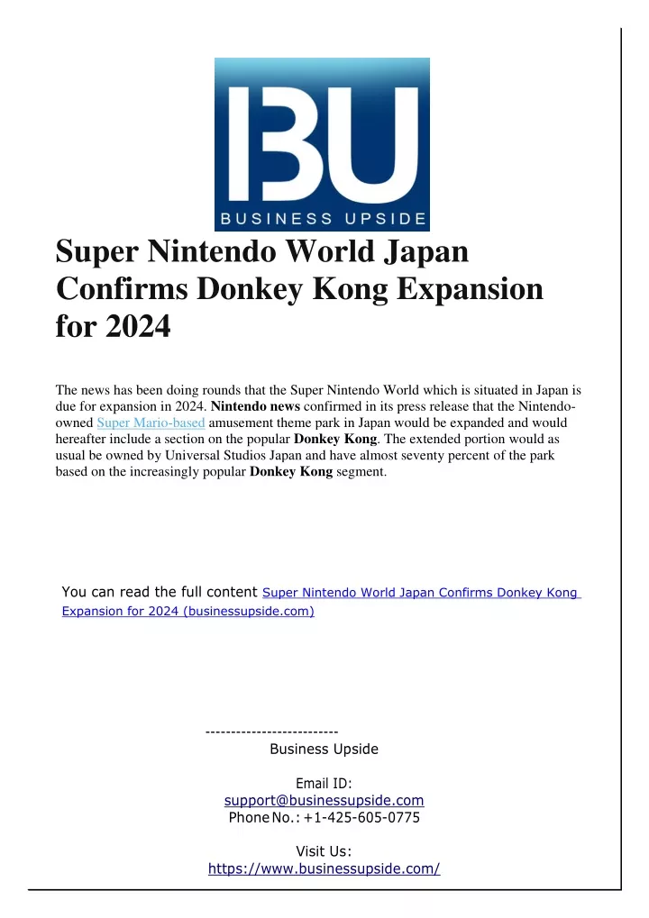 super nintendo world japan confirms donkey kong