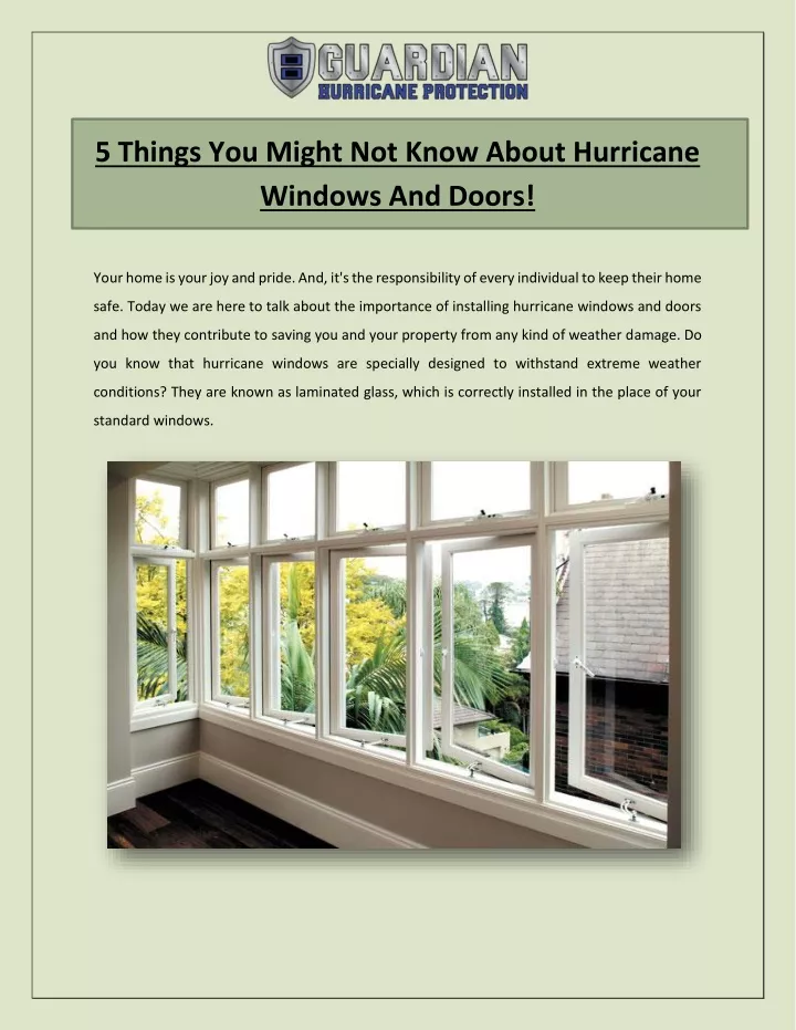 5 things you might not know about hurricane