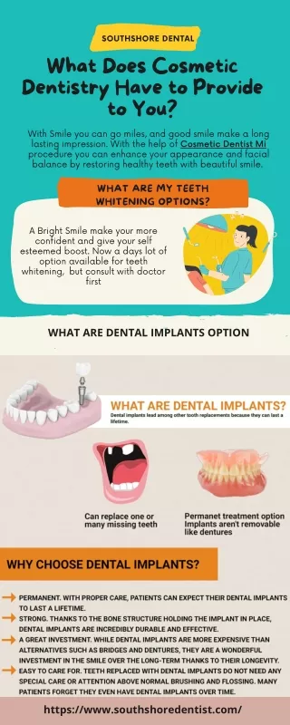 What Does Cosmetic Dentistry Have to provide to you