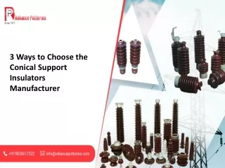 3 Ways to Choose the Conical Support Insulators Manufacturer