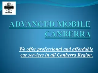 advanced mobile canberra