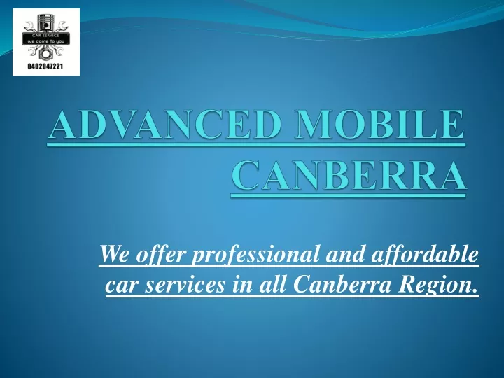 advanced mobile canberra