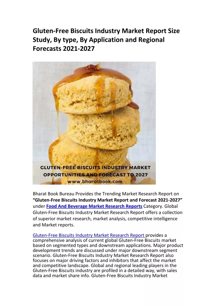 gluten free biscuits industry market report size