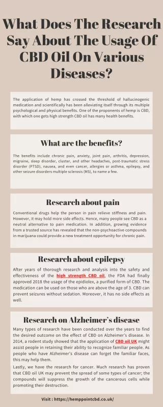 what does the research say about the usage