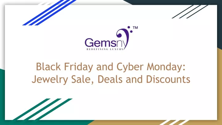 black friday and cyber monday jewelry sale deals and discounts