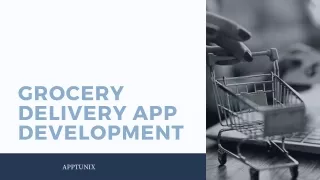 grocery delivery app development