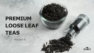 Tea Chai Té | Premium Loose Leaf Teas & Blends