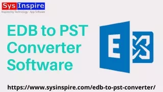 EDB to PST Converter