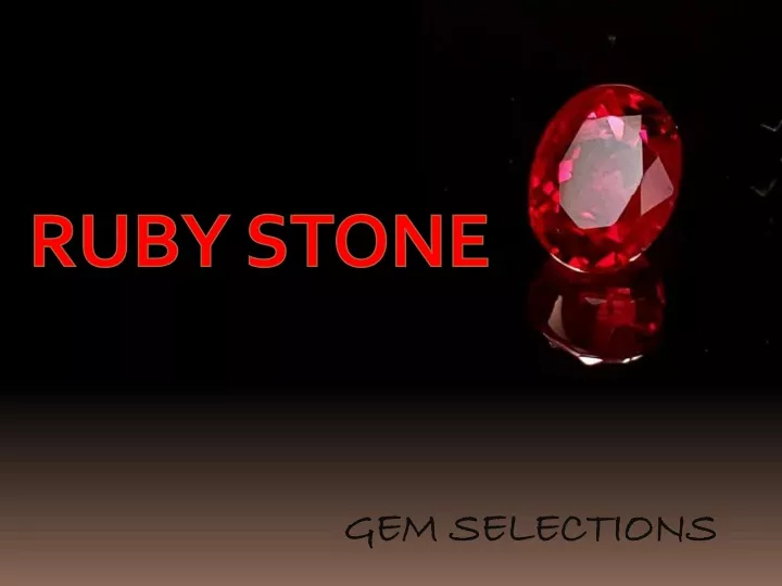 ruby stone